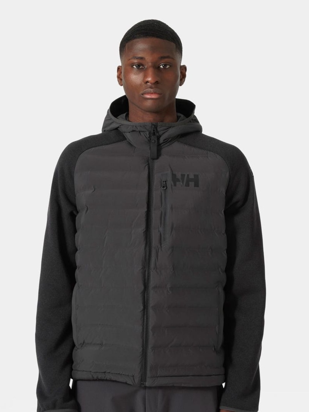 Helly Hansen Men's Arctic Ocean Hybrid Insulator fall/winterjacket in grey sz S